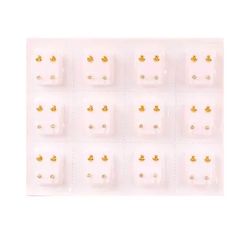 حلق طبي كرستال ابيض