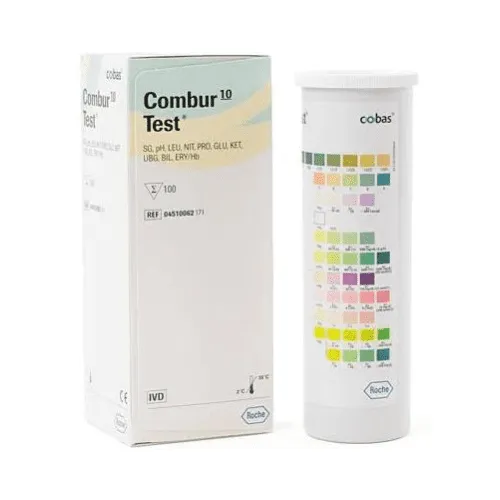 شرائط فحص البول كومبير 10 بارومتر