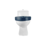 مقعد فوق البودية مطاطي ازرق