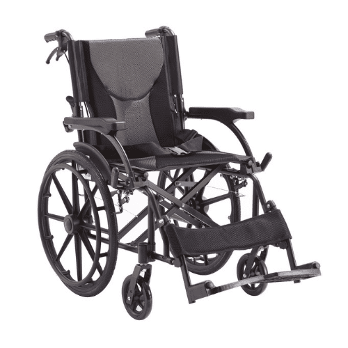 كرسي متحرك المنيوم كفرات كبيرة NT021 كرسي متحرك المنيوم كفرات كبيرة NT021