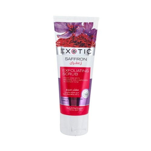 مقشر سريع للوجه والجسم بالزعفران 75 مل