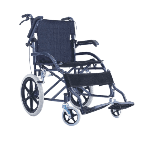 كرسي متحرك المنيوم كفرات صغيرة NQW011