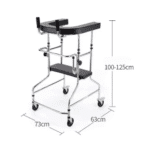 مشاية متحركة مع ساند زراع ومقعد